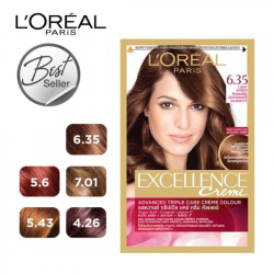 Thuốc Nhuộm Tóc Phủ Bạc LOREAL Excellence Creme 100% chính hãng công ty 172ml (Mẫu mới nhất)