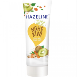 Sữa rửa mặt ngừa mụn dưỡng sáng Hazeline nghệ Kiwi 100g