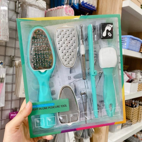 Bộ chà gót chân 8 món