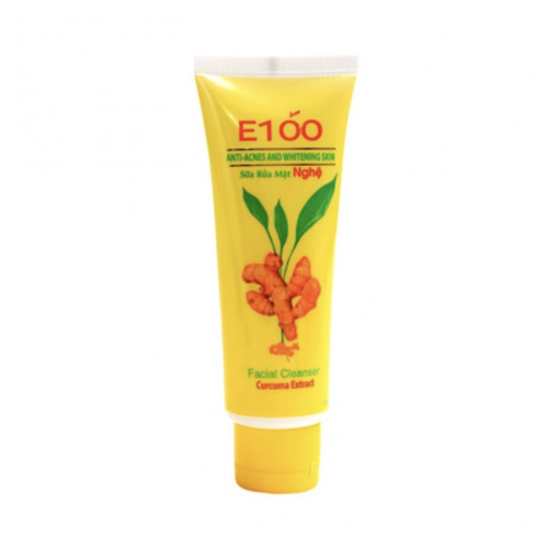 Sữa rửa mặt nghệ trắng da, ngăn ngừa mụn E100 (100g)