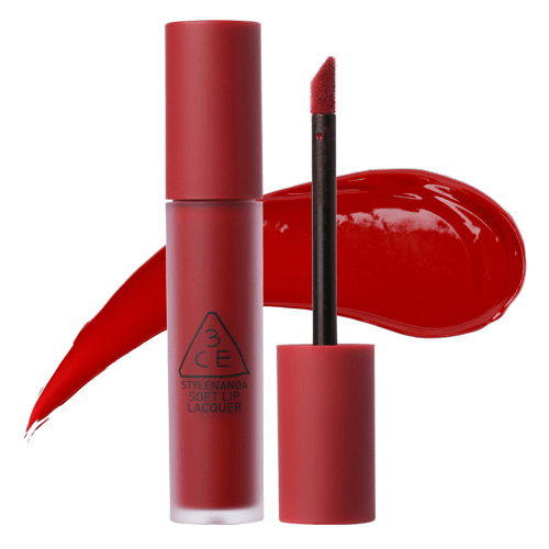 Son kem lì 3CE Soft Lip Lacquer #Change Mode (Đỏ lạnh lì)